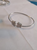 Butterfly Silver Bangle/Kada